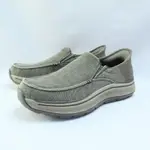 SKECHERS REMAXED-FENICK 男休閒鞋 204839BRN 套入式 足弓支撐 灰