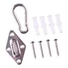 1Set Hammock Hanging Hook Kit Stainless Steel Swing Chair Swivel Hardware Kit sn