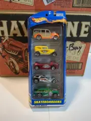 Vintage Hot Wheels 2000 SkateBoarders Skateboard Gift 5 Pack Nomad Woody