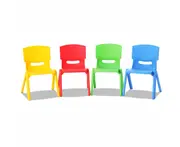 Kids Children Toddler Outdoor Play Chairs - Set of 4