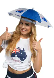 Australian Flag Aussie Day Umbrella Hat
