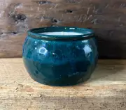 Country Stoneware Candle-Hand Thrown-Soy Wax-Frankincense And Myrrh scented-301