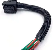 60 Pin Automotive ECU EDC17 Electronic Computer Board No. 2 Plug Full-Line Socket Wiring Harness Compatible with Bosch