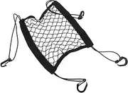 Happyyami Car Net Durable Safety Mesh Barrier for Vehicles Stretchy Pet Divider to Prevent Distractions for Dogs Easy Installation Versatile Indoor Outdoor Use