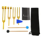 Tuning Fork 128Hz 256Hz 512Hz 528Hz Set for Sound Healing, Musical4438