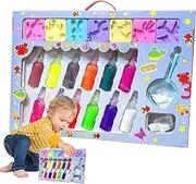 Water Fairy Kit, 12 Colors Toy Kit Handmade Water Fairy Gel Kit, Creative Craft Kit Animal Putty & Kids