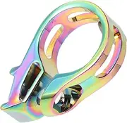 MOBUTOFU 1 Set Bike Clamp Ring Replacement Durable Mountain Bike Clamp Tool with Screw for Easy Installation Compatible with Strong and Wear Resistant Design