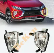 2pcs For Mitsubishi Eclipse Cross 2017-20 Former Bumper Driving Lamps Fog Lights (for: Mitsubishi)