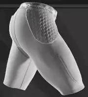 McDavid 733-GR-XL Adult XL Gray Hex Football Pad Girdle w Pockets -NEW-A/XL