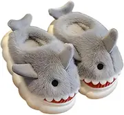 [CGQ] Toddler Boys Girls Shark Stuffed Slippers,Home Shoes Warm Slipper for Kids, Bedroom Cute Warm Winter Slipper.(Toddler:10~11 or Ages:3~5)/(Little Kid:1~2 or Ages:6~8)/(Little Kid:3~4 or Ages:9~11)