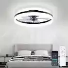 Ceiling Fan with Light Remote Control Ceiling Living Room AC Variable Frequency