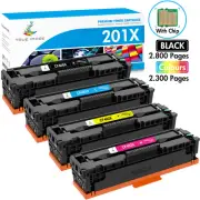 4X CF400X 201x Toner Compatible with HP Color Laserjet Pro M277dw M277 M252dw