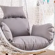 Egg Chair Cushion Cover, Hanging Swing Chair Cushion Cover, Hanging Basket Chair Replacement Cover Gift, Gray
