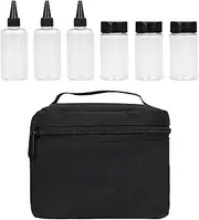 Berriphonia Outdoor Seasoning, Camping Seasoning | Outdoor BBQ Storage,Condiment Container with Carry Handle 6 Bottles for Camping
