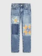 NWT Polo Ralph Lauren Girls Patch The Astor Slim Boyfriend Denim Jeans Size 14