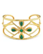 Capucine De Wulf Monique Malachite Gem Cuff