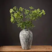 Faux Cow Parsley Ammi Green Plastic Artificial Flowers & Greenery