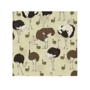 Ostrich Pattern Face Towel - Fun and Quirky Bathroom Accessory