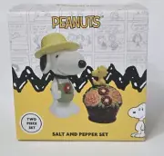 PEANUTS Snoopy & Woodstock Gardening Salt & Pepper Set Cracker Barrel Exclusive