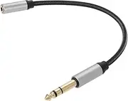 TEHAUX Audio Cable Adapter Durable Headphone Extension Cord for Reliable Audio Connection Compatible with Phones Tablets and Computers Lightweight and Portable Design