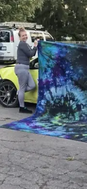 Custom tie dye tapestry - Made To Order - 1 Week Turn Around Time