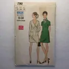 VOGUE Pattern 7742 sz 14 Bust 36 Hip 38 One Piece Dress Uncut
