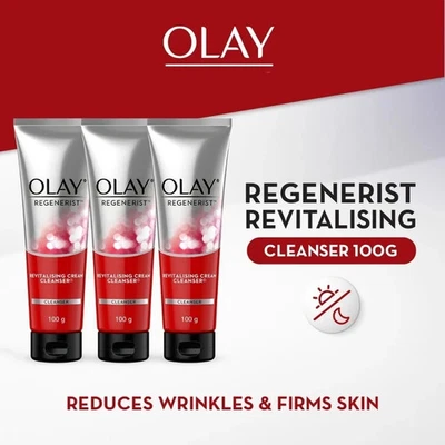 OLAY x 3pcs Olay Regenerist Revitalising Cream Cleanser 100g