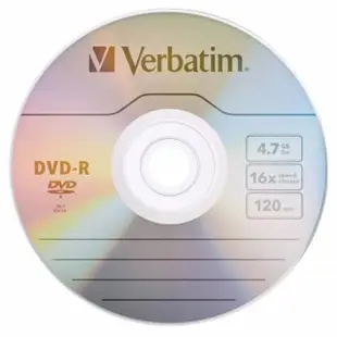 【Verbatim 威寶】AZO 銀雀版 16X DVD-R 4.7GB 燒錄片(100片)