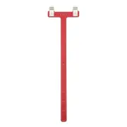 Archery Bow Square, T-Shape Ruler Turning Bow String Measurement Tool Red