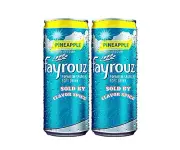 Premium Sparkling Soft Drink | Pineapple Flavor | Non Alcoholic Drink | 2 CANS