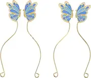 ARTSEWPLY 2 Pairs Elegant Eyelash Display Sticks of Decorative Holders for Grafted False Eyelashes Portable Tool Easy to Clean Stylish Design for Enhanced Presentation