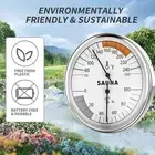 Fahrenheit Automatic Calibration Sauna Thermometer for Comfortable Atmosphere