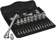 05004018001 8100 SA 8 Zyklop Metal Ratchet Set with Switch Lever, 1/4 Drive, ...