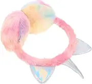 [ANDRESLAD] Cute Unicorn Earmuff for Winter Ear Warmers Soft and Fluffy Ear Covers Comfortable Cold Weather Protection for Outdoor Activities