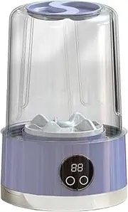 Washing Machine - Mini Portable Washing Machine | Compact Rechargeable Washer With Digital Display | 2-Mode Laundry Cleaner For Baby Clothes And Underwear – Small Home Appliance For Travel And Dorms