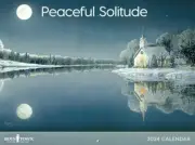 COLLECTIBLE CALENDAR-2024-BOYS TOWN-PEACEFUL SOLITUDE+PLANNER+PICTURE-3 PIECES