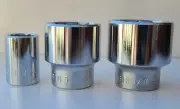 Sockets BSW 1/2", 1", 1-1/8" x 3/4" Drive, 3pc, Minimax Precision Tools