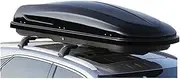 SUV Car Roof Rack ABS+PMMA+ASA Storage Cargo Case Luggage Roof Boxes(Silver)