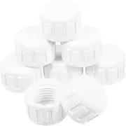 GAROZATION 20 Pcs Pipe End Cap Plugs Threaded Design for Easy Installation Cracking Resistant for Irrigation Swimming Pools and Rainwater Collection Durable Construction