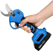 30mm 2 Gear Digital Brushless Cordless Pruner Shear Efficient Fruit Tree Bonsai Pruning Branches Cutter for 18V Battery(No Battery)