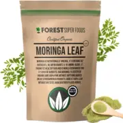 Forest Super Foods Certified Organic Moringa Leaf Powder 250G Nutrient-Packed Su