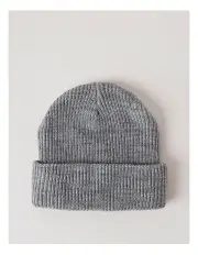 [Blaq] Essential Knit Beanie Grey