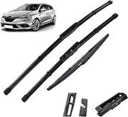 Windscreen Wipers Windshield Windscreen Wiper Blades Front Rear Window,For Renault,For Megane Sport Tourer 2008 2009 2010 2011 2012 2013 2014 2015 2016