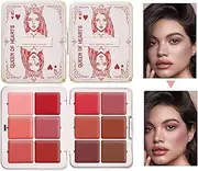 Face Blush Palette - Highlight Blush Palette | Colors Blush Palette | Cosmetics Powder Blush Palette Colors | Blush Shades Smudge Proof | Long Wearing Blendable For Cheek And Eye Makeup