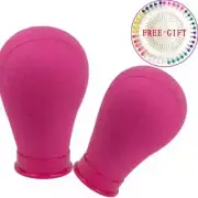 Training Canvas Block Mannequin Head for Wigs Making Hats Display Styling Stand
