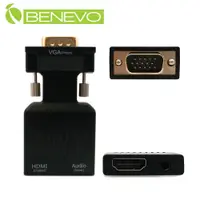 在飛比找PChome24h購物優惠-BENEVO VGA(公)轉HDMI(母)影音訊號轉換器