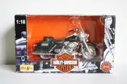 Maisto Harley Davidson Motorcycle FLHR Road King Vintage Diecast 1:18 Scale