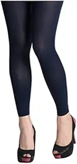 [Amaryllis] NAVY Colour Women 80 Denier Footless Opaque Pantyhose Stockings Hosiery Tights