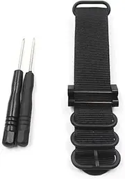 [Tignapoo] Watch Band Nylon 24mm Replacement for Suunto Core Essential Textile Weave Strap Canvas Kit Adapter Loctite Screw Tools