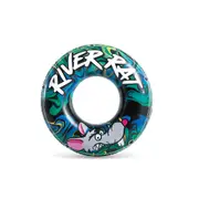 Intex 1.2m River Rat Inflatable Floating Tube Raft Ring Toy For Swimming Pool 9y